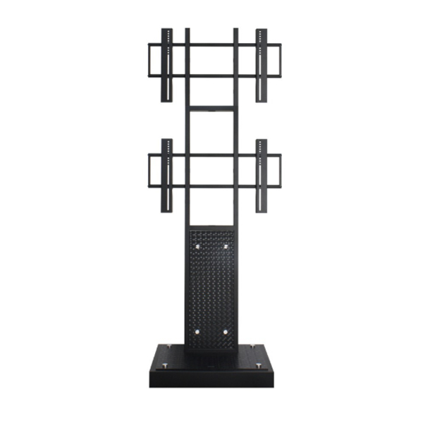 보인 TV 사이니지 세로2단 주문형 이동형 스탠드 (LS-1세로2단)