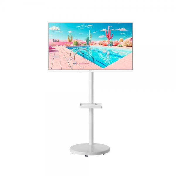 [주연테크] 32형 구글 스마트 WiFi TV 올화이트 HG320ZX 스탠드포함 (32HDWGOOGLE+BLS71-43W)