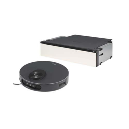 LG HOM-BOT AI 오브제컬렉션 RONi(로니) (히든스테이션) 흡입+스팀 물걸레 (N95TWU)