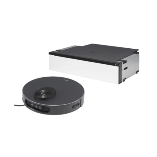 LG HOM-BOT AI 오브제컬렉션 RONi(로니) (히든스테이션) 흡입+스팀 물걸레 (N95THU)
